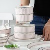 Nordic Ceramic Dinnerware Porcelain Concise Dinning Bowls Plates