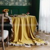 Combe Tablecloth Vintage Farmhouse Table Cover Lotus Leaf  Tablecloth