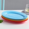 Nordic Ceramic Dinnerware Oval Plate Porcelain Colors Dishes 12"