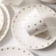 Stars Tableware Set Simplistic Ceramic White Dinnerware Combination
