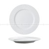 Nordic Dinnerware Carll Solar Series Ceramic White Dinner Plate