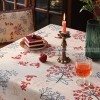 Villa Maria Tablecloth Cotton Linen Fabric Country Pastoral Desk Cover