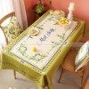 Meet Sicily Tablecloth Fabric Table Cover Lim Green Waterproof Garden Tablecloth