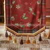 Lapland Table Runner Christmas Table Runner Luxury Red Counter Cover