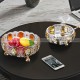European Fruit Bowl Living Room Fashion Crystal Glass Fruit Plate