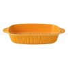 Ceramic Binaural Baking Platter Macaron Microwave Oven Baking Bowl