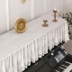 Neumann Lace Embroidered White Lace Dust Cover Decorative Piano/Bench Cover