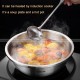 304 Stainless Steel Basin Food Grade Soup Bowl Thickened Cooking Pot