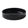 Ceramic Deep Dish Shallow Bowl Straight Bowl Flat Bottom Black Plate