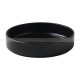 Ceramic Deep Dish Shallow Bowl Straight Bowl Flat Bottom Black Plate