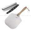 Baking Tools Folding Pizza Spatula Transfer Shovel Half Circle Cutter