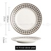 Weiss Series Straw Hat Dish Restaurant Dinnerware Shallow Plate