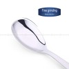 Flat Bottom Spoon Food Grade 304 Stainless Steel Spoon Soup Spoon