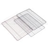 Oven-Safe Stainless Steel Wire Rack Set for Cooking and Cooling - Perfect Size, No Warping, Grid Design, Easy to Clean