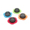 Flower-shaped Kitchen Sink Filter Sewer Floor Drain Anti-blocking Partition Green 1 Pc