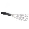 Effortless Egg Beating: Stainless Steel Rotary Whisk with Anti-Slip Grip