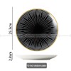 Nordic Minimalist Charm: Modern Round Ceramic Plate Set of 2 (8" and 10")