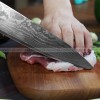 ZenChef: Japanese Chef's Knife with Natural Zebra Wood Grain Handle