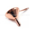 Rose Gold Stainless Steel Oil Leakage With Handle Cone Funnel Set of 3