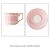 Golden Youth Pink Coffee Cup and Saucer * 1 Set 