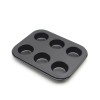 6 Cups Mini Muffin Cake Mold Baking Pan Non-Stick Baking Mold