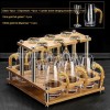 Gold Foil Wine Glass Wine Dispenser Small Goblet Cup Holder Win Set