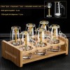 Gold Foil Wine Glass Wine Dispenser Small Goblet Cup Holder Win Set