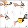 Stainless Steel Manual Lemon Press Multifunctional Fruit Orange Juicer