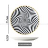 Nordic Minimalist Charm: Modern Round Ceramic Plate Set of 2 (8" and 10")