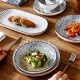 Japanese Retro Underglaze 22-Piece Tableware Dinnerware Set