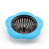 Flower-shaped Kitchen Sink Filter Sewer Floor Drain Anti-blocking Partition Blue 1 Pc