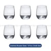 Lead Free Glass Tumblers Set of 6 Water Glass Beer Milk Juice Cups