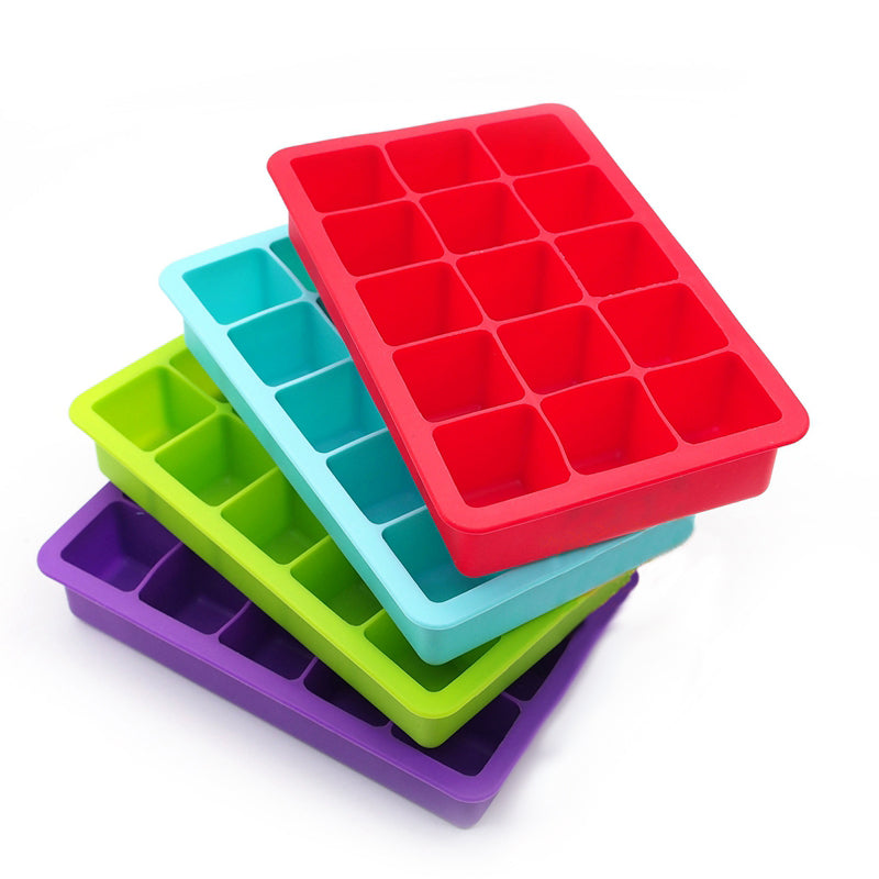 15 Position Silicone Ice Cube Homemade Ice Cube Mold Supplementary Food Box