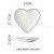 7-inch Heart-shape Plate 