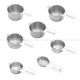 Precision Scale 7-Piece Stainless Steel Measuring Cups Set
