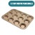 12 Cups Baking Pan-Gold (Small)  + $6.00 