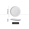 Minimalism Ceramic Tableware Dinnerware Dish Deep Plate Flat Plate