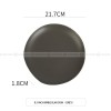 Ceramic Plate Round Shallow Plate Irregular Flat Plate Matte Plate