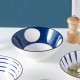 Sophisticated Hat-Shaped Ceramic Bowls Set - 7''/8'' - Japanese Inspired
