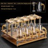 Gold Foil Wine Glass Wine Dispenser Small Goblet Cup Holder Win Set