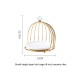 Ceramic Cake and Dessert Table Stand in the Form of a Birdcage Display Shelf for Afternoon Tea