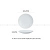 Ceramic Dinnerware Disc Chrysanthemum Flat Plate Minimalism Plate