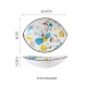 Hand-Drawn Doodle Ceramic Bowls and Plates - Household Dinnerware