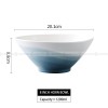 Ceramic Tableware Landscape Painting Dinnerware Gradient Bowls Plates