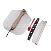 Baking Tools Folding Pizza Spatula Transfer Shovel Half Circle Cutter