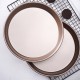 9.5-Inch Round Cake Mold Pizza Pan Champagne Nonstick Baking Pan