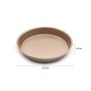 9.5-Inch Round Cake Mold Pizza Pan Champagne Nonstick Baking Pan