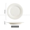 Nordic Tableware Vertical Stripes Dinnerware Ceramic Bowls Plates