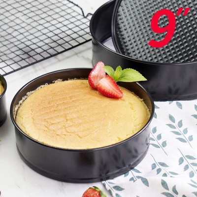 9-Inch Cake Mold Removable Bottom Baking Tools Cake Pan with Lock 9-Inch Cake Mold Removable Bottom Baking Tools Cake Pan with Lock