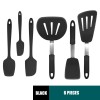 Versatile Silicone Kitchen Utensil Set: Scraper, Spatula, Tong, and Slotted Turner